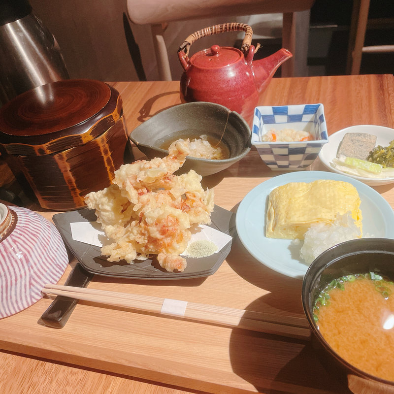 とり天とだし巻き御膳(だし処船場山本)