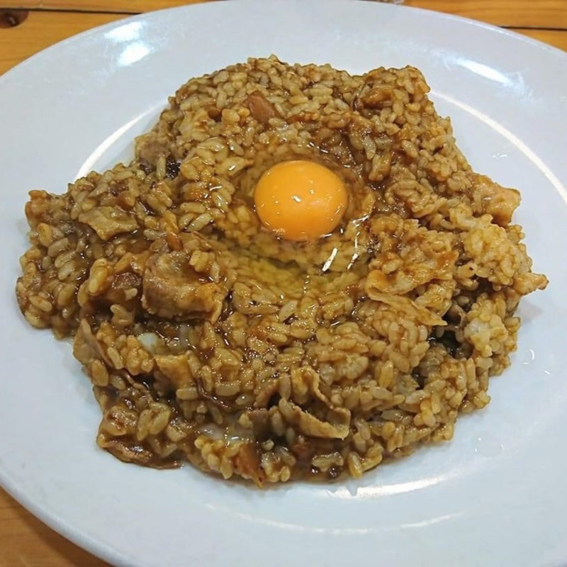 豚肉と玉ねぎの混ぜカリー(蜂の家 銀座本店 （ハチノヤ）)