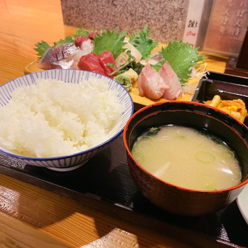 刺身定食(呑兵衛 蒲田西口店)