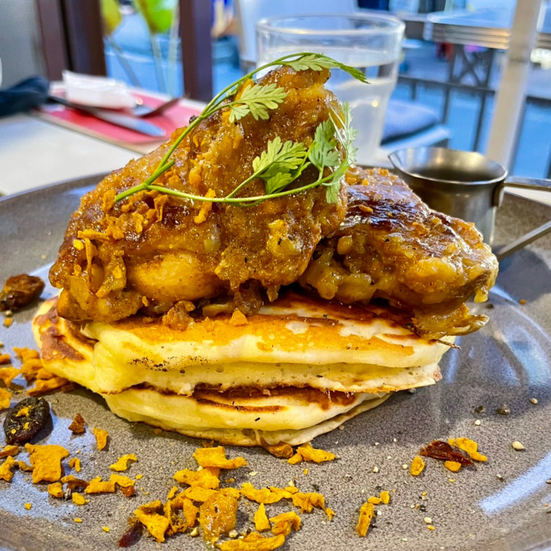 メープルチキン&クラシックパンケーキ(FLIPPER'S 吉祥寺店)