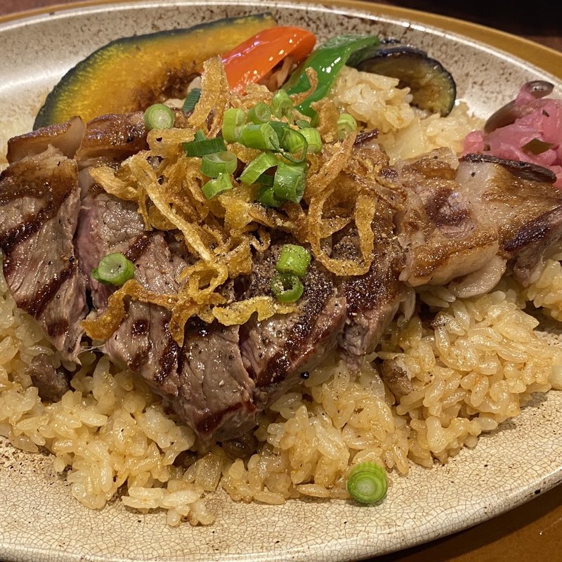 アンガスサーロインステーキピラフ(ロイヤルホスト 仙台根岸店 )