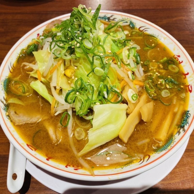 みそ野菜ラーメン(京都北白川ラーメン魁力屋 我孫子店)