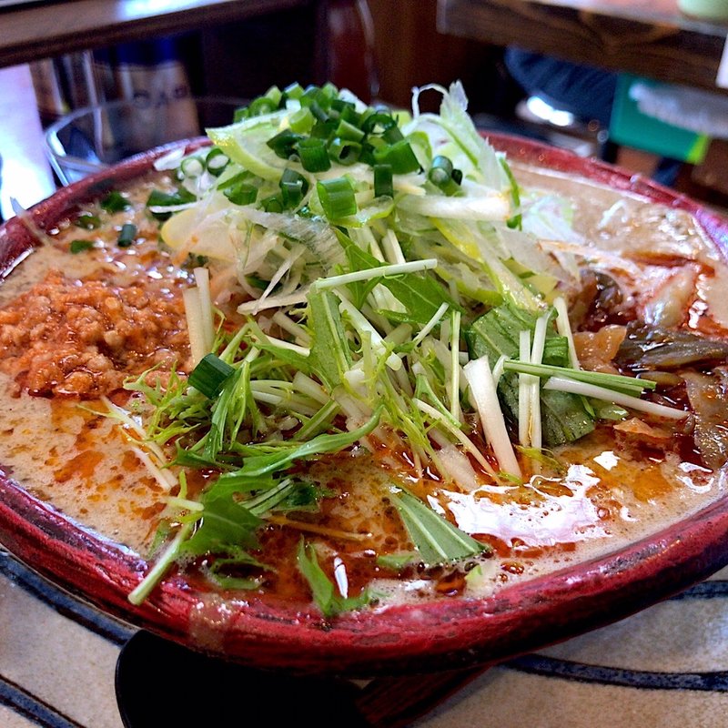 ピリ辛ごまみそ担々麺(らーめん 六三四 （むさし）)