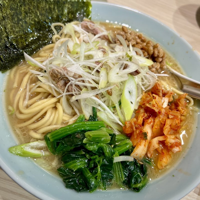 キムチ納豆ラーメン(らーめん佐とう 三軒茶屋店)