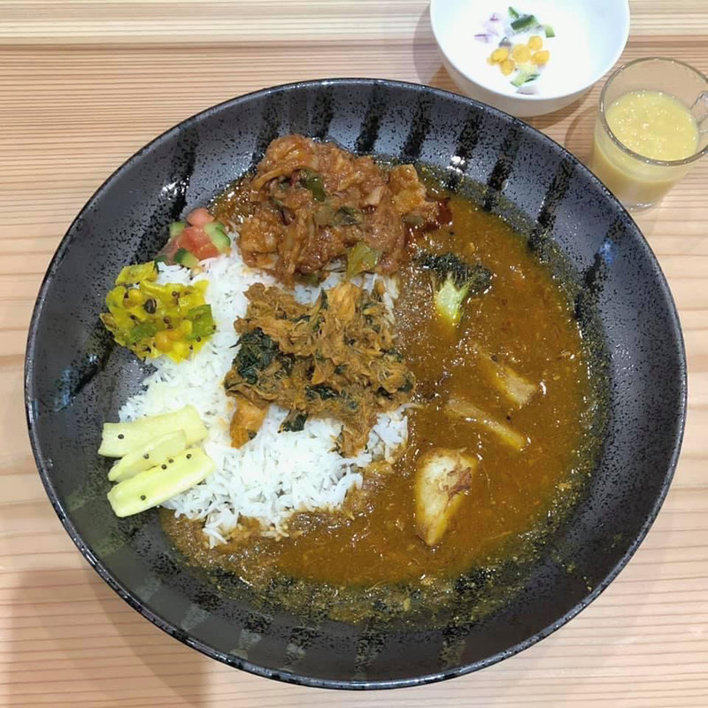 ドライウェットカレー サグバージョン(JapaneseSpiceCurry WACCA（ワッカ）)