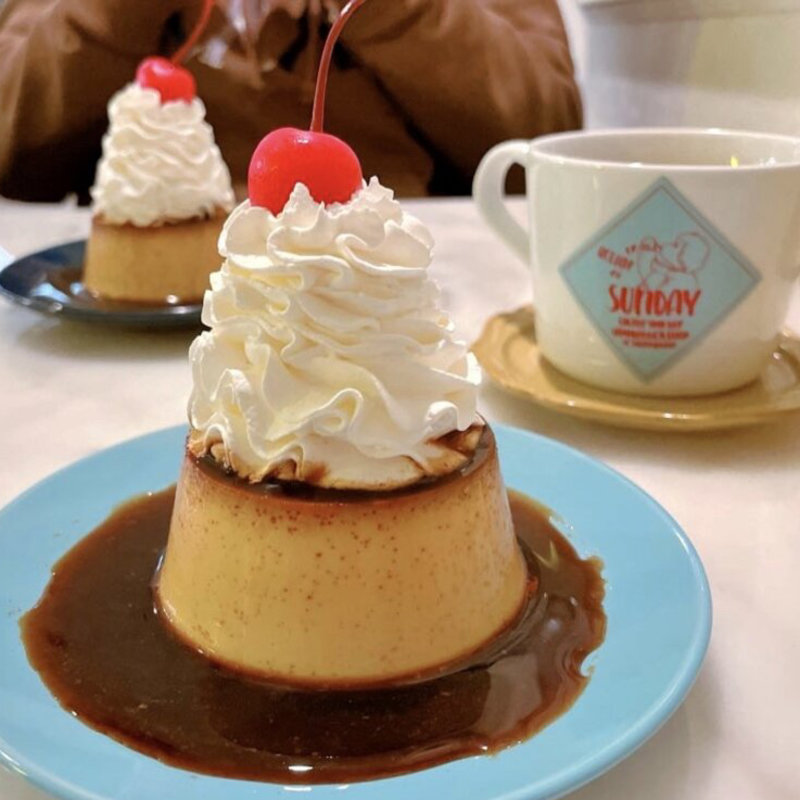 自家製カスタードプリン(SUNDAY)