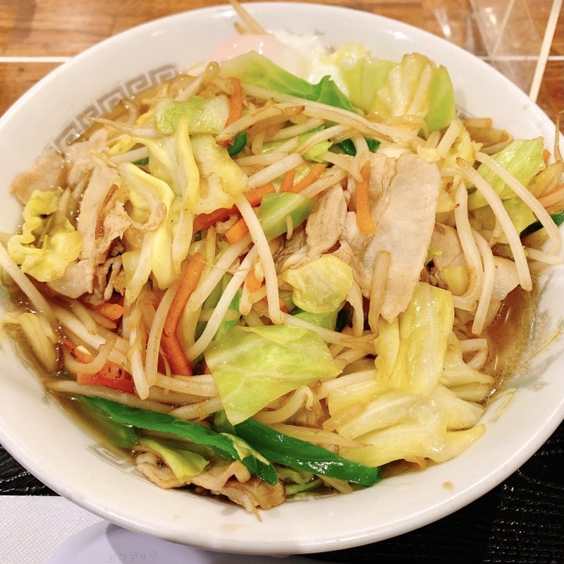 野菜タンメン(釈迦堂パーキングエリア（上り線）スナックコーナー )