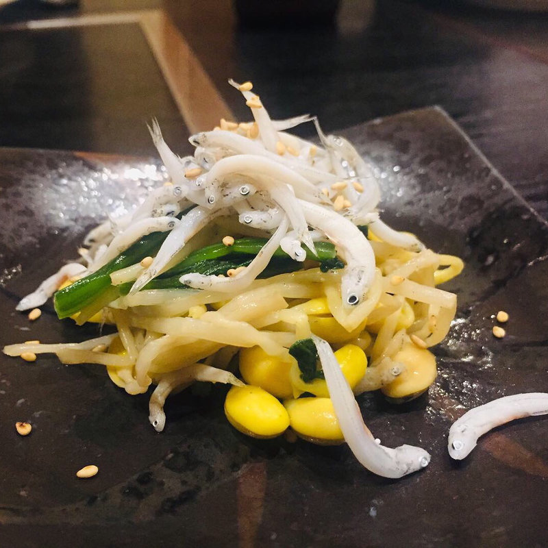 豆もやしのお浸し(鉄板ダイニング　いちご )