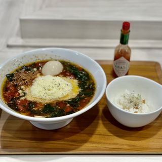 黄金チーズトマト麺with味玉(カル麺 )