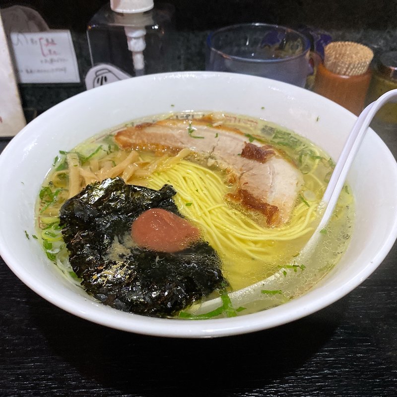 梅塩そば(桑ばら)