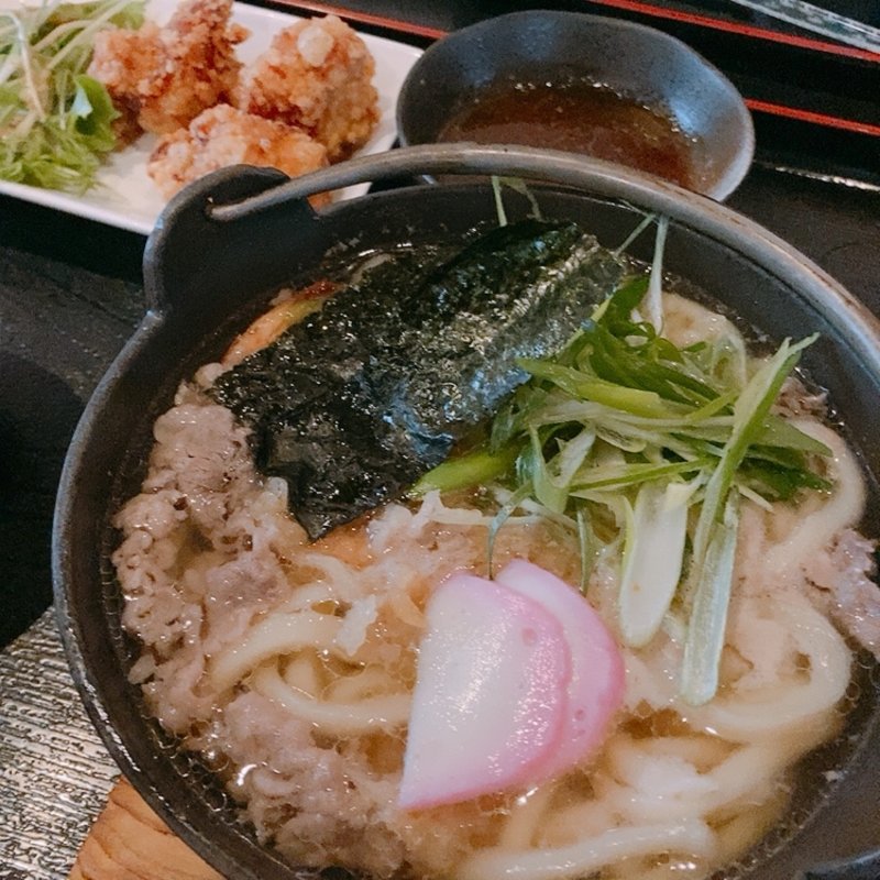 3唐セット（ご飯ナシ）＋鍋焼きうどん(広島うどん じん )