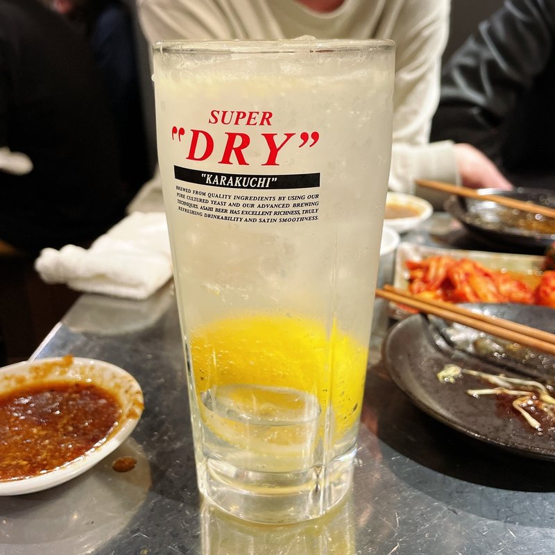 生搾りレモンサワー(炭火焼ホルモン かなめ)