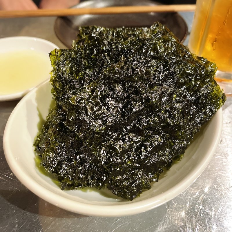 韓国のり(炭火焼ホルモン かなめ)