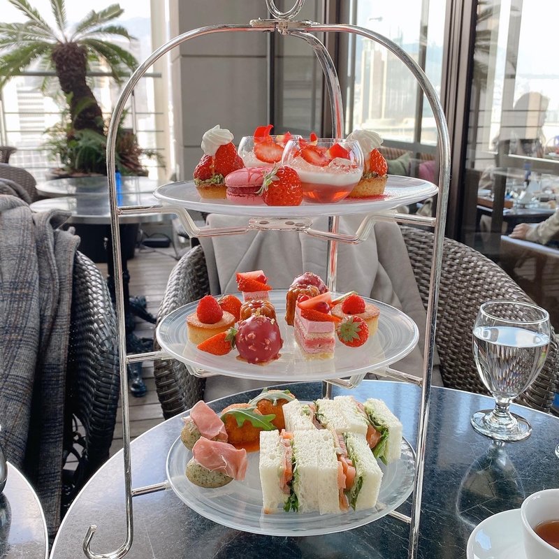 ストロベリーアフタヌーンティー(オリエンタルホテル 神戸)