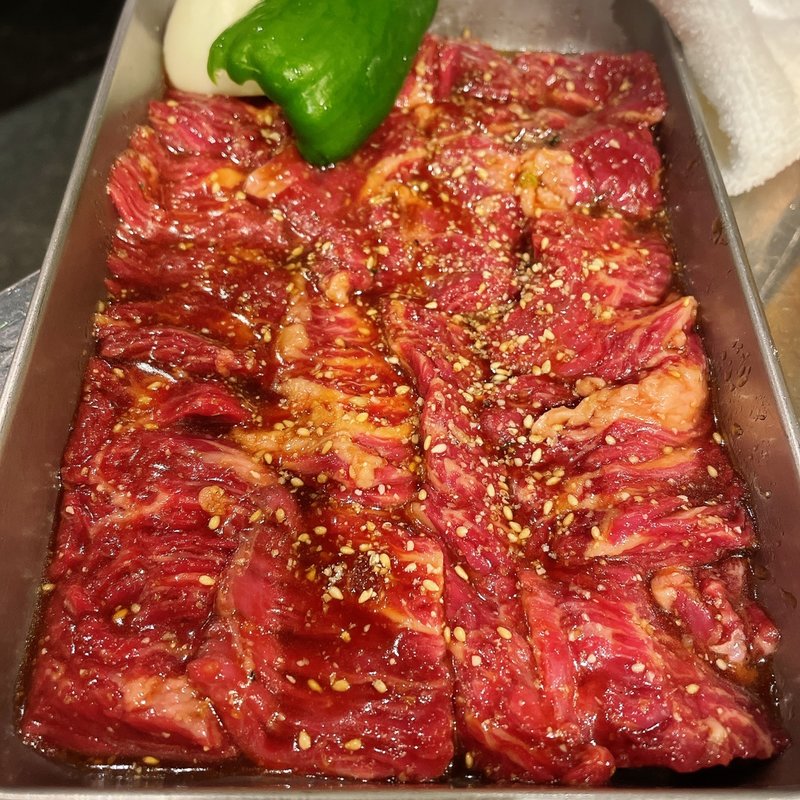 牛ハラミ(炭火焼ホルモン かなめ)