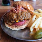 PORK VINDALOO CURRY BURGER(McLean-OLD BURGER STAND-)