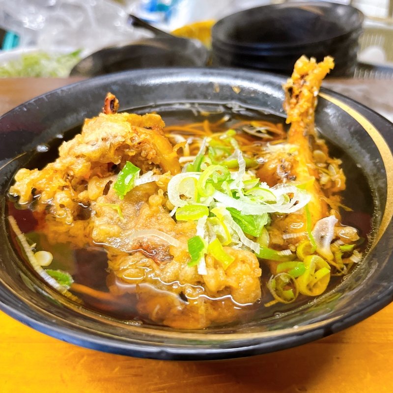 イカゲソ天(そばのスエヒロ 八丁堀店)