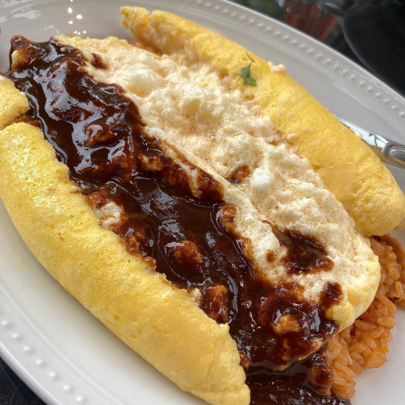 スフレオムライス(オー バカナル 東山 （AUX BACCHANALES）)