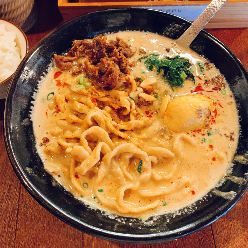 味玉九龍担々麺(スパイス飯麺 兄弟舎)