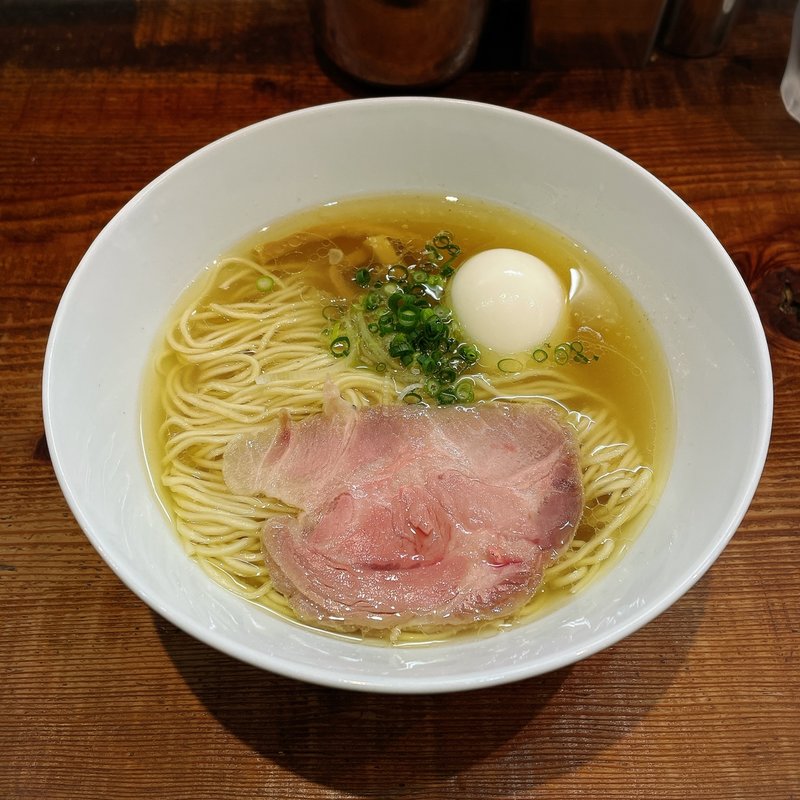 しお味玉らーめん(町田汁場しおらーめん 進化 本店)