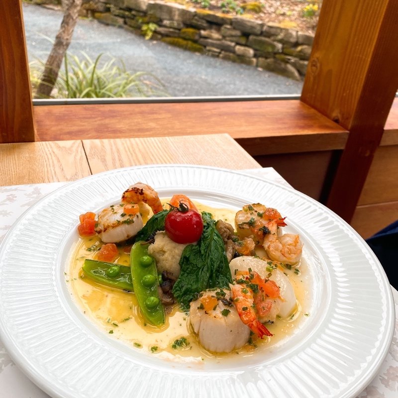 帆立貝と海老のバターソース(ミギワ （MIGIWA）)