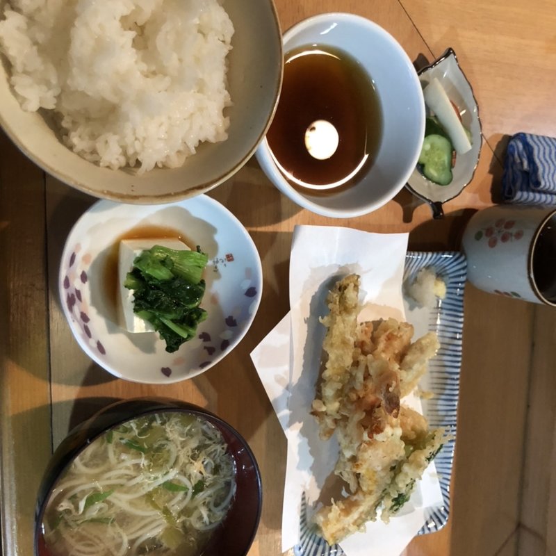 天ぷら定食(天ひろ )