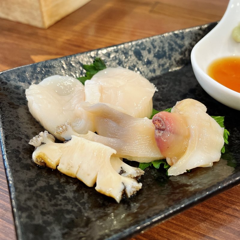 お刺身3種( 灼味噌らーめん 八堂八（やどや）)