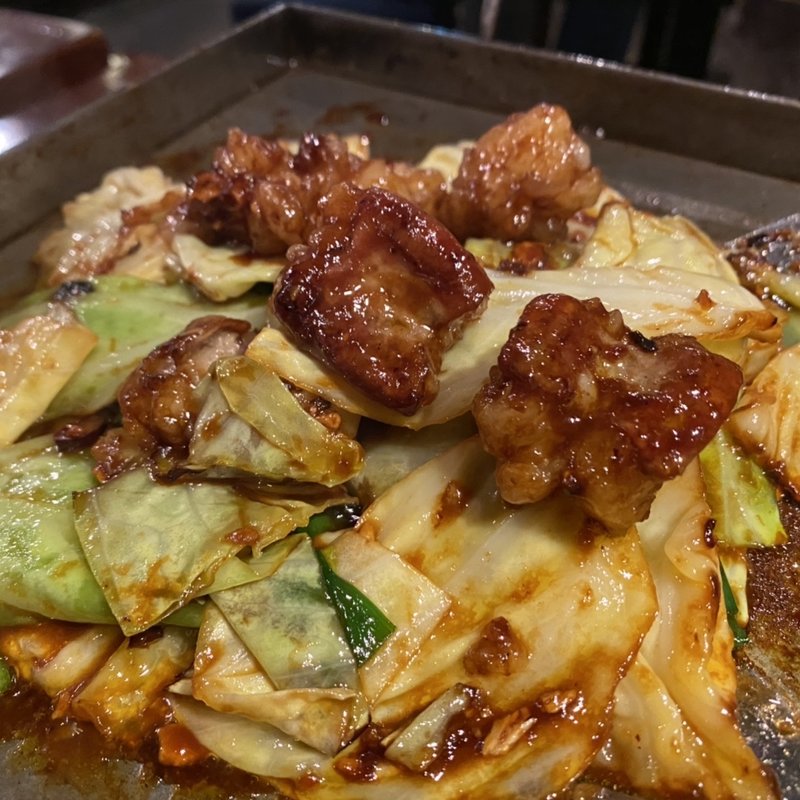 大とろホルモン焼き (塩) (味噌)（醤油）(芝浦食肉 南池袋店)