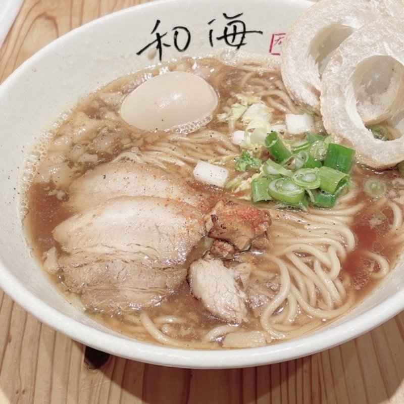 和海醤油ジャンギラーメン(和海 なんばラーメン一座店)