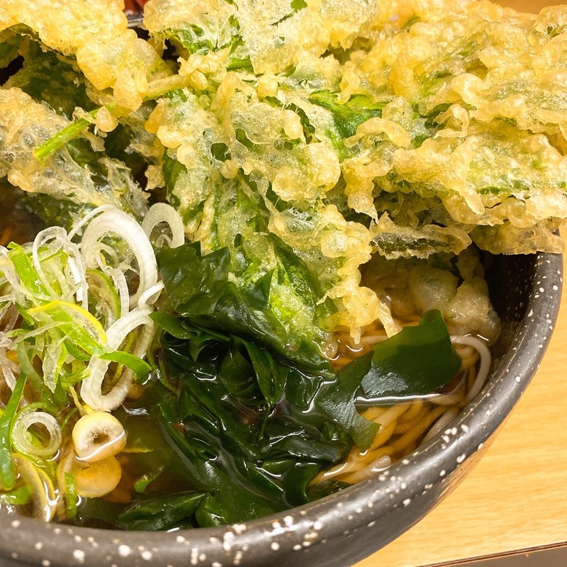 あしたば天そば(葛西めんや)