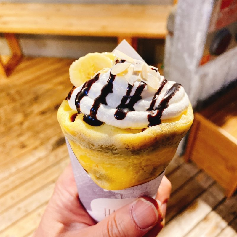 チョコバナナ　クレープ(HUGS CREPE & FRUITSSAND)