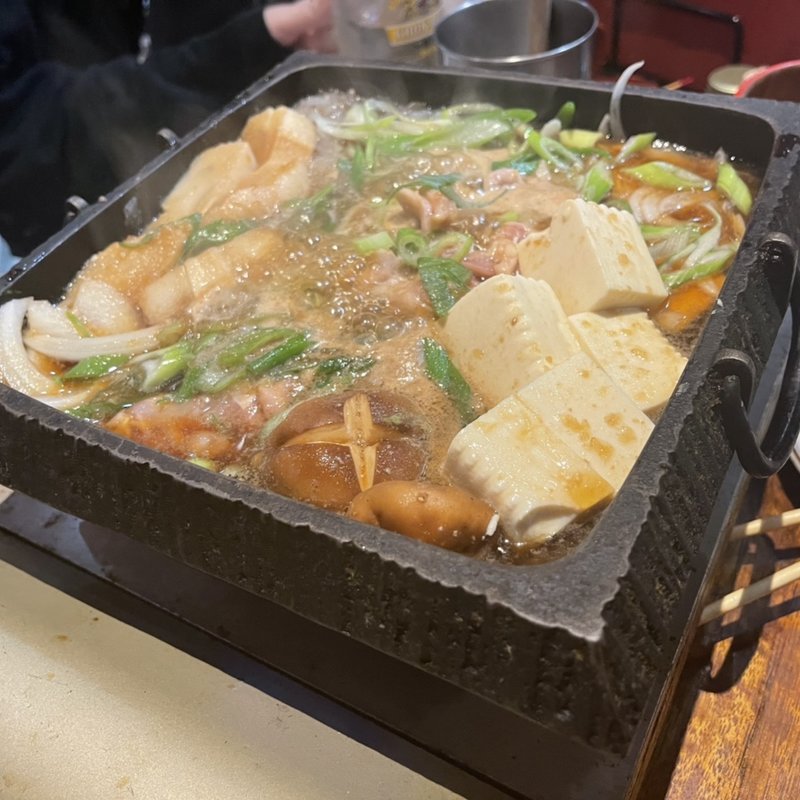 鳥すき(焼鳥ひらい)