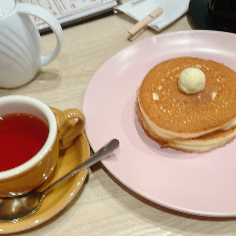 ミルフィーユパンケーキ　モーニングセット(ベルヴィル（belle ville) ホワイティうめだ店)