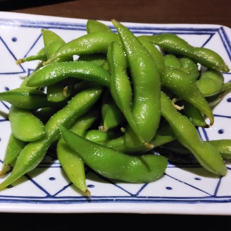 塩焼き枝豆(個室居酒屋 若造)
