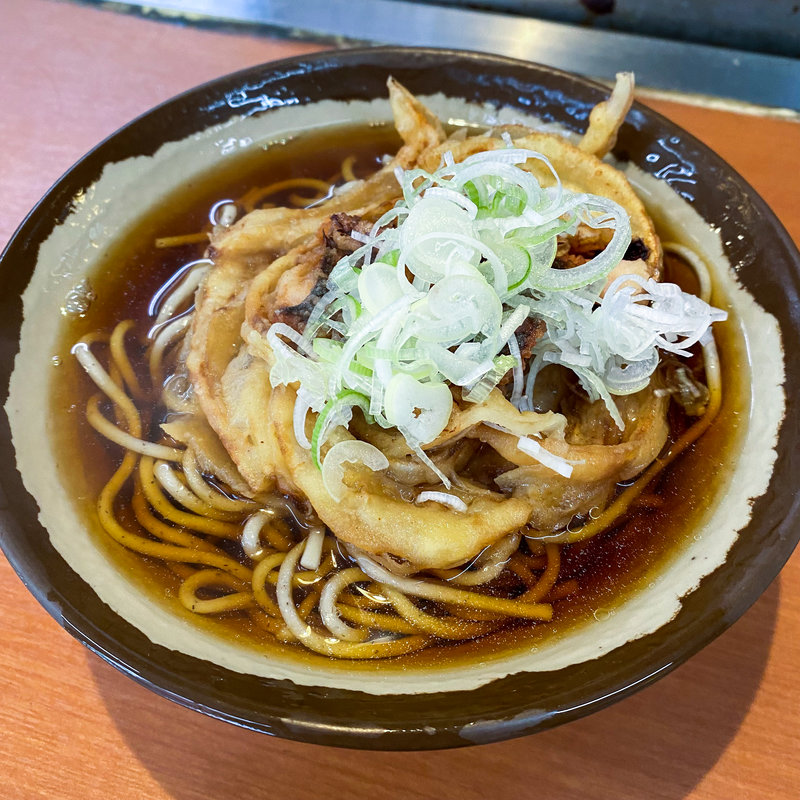 かき揚げそば(亀有そば)