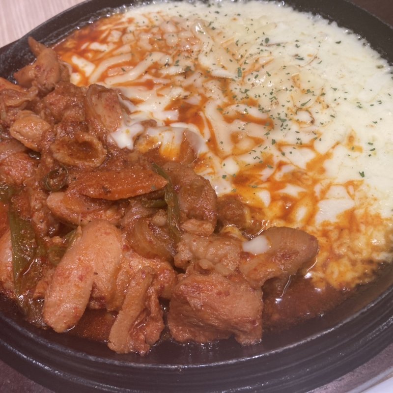 チーズタッカルビ定食(吾照里　東京駅八重洲地下街店)