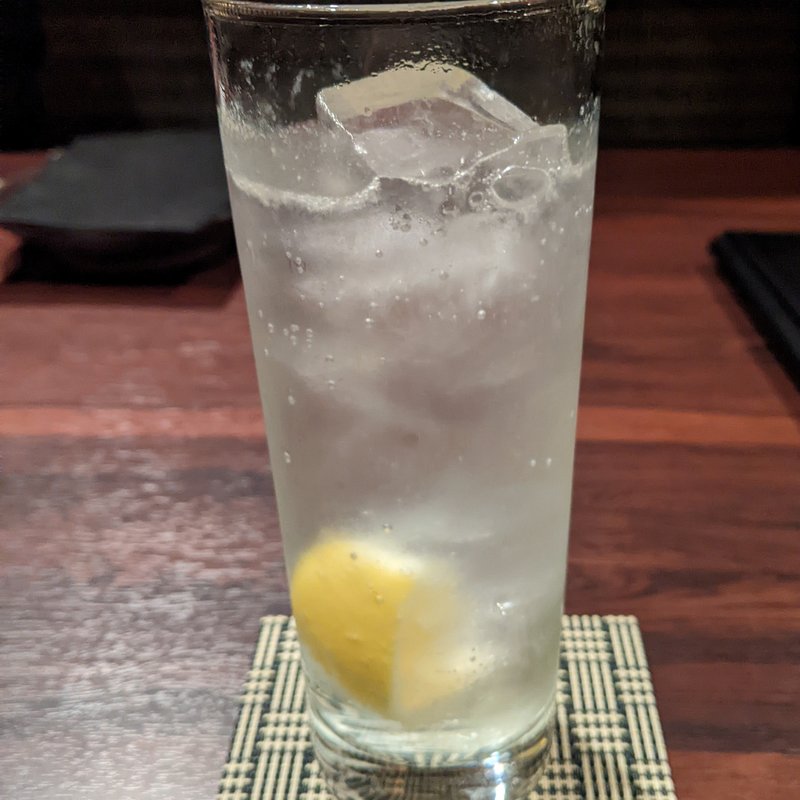 有機レモンサワー(銀座焼肉 にく﨑)