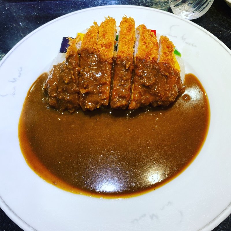 カツカレー(カレーハウス サンマルコ新横浜駅)