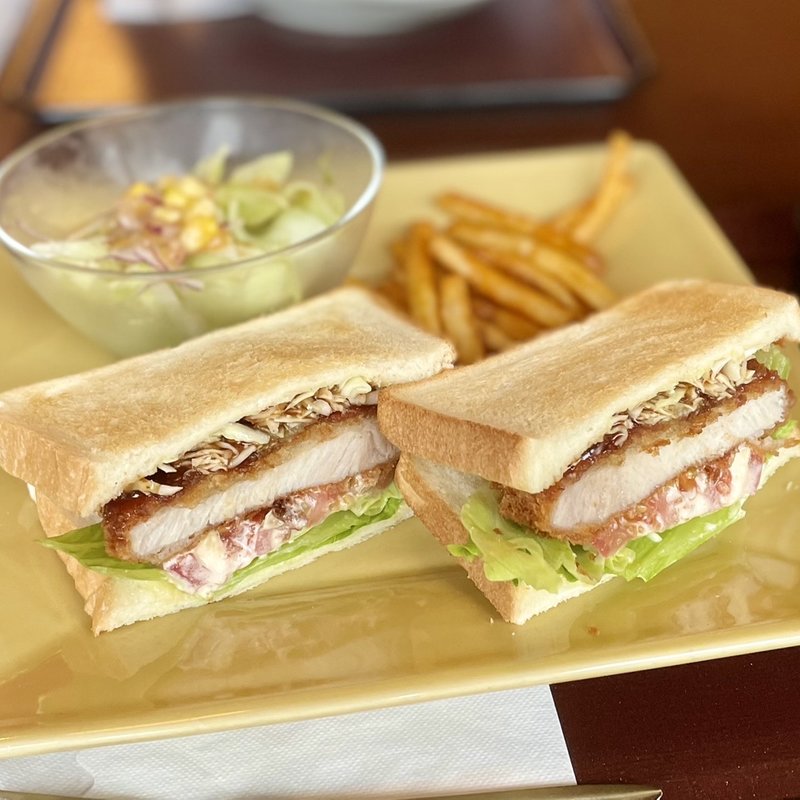 カツサンド(珈琲蔵人 珈蔵 熊本小山店 （kakura）)