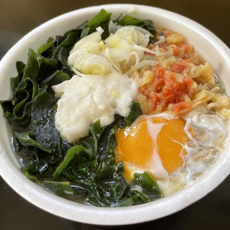 具沢山そば(ごつ盛り天ぷらそば)(自宅)