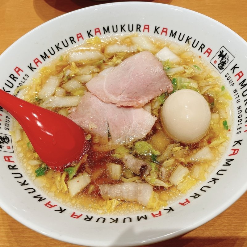 煮玉子ラーメン(どうとんぼり神座 ペリエ千葉店)
