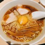 中華麺中、生卵