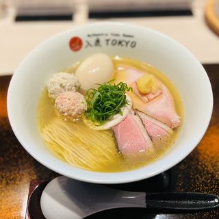 柚子塩らぁ麺（特製トッピング）(入鹿TOKYO)