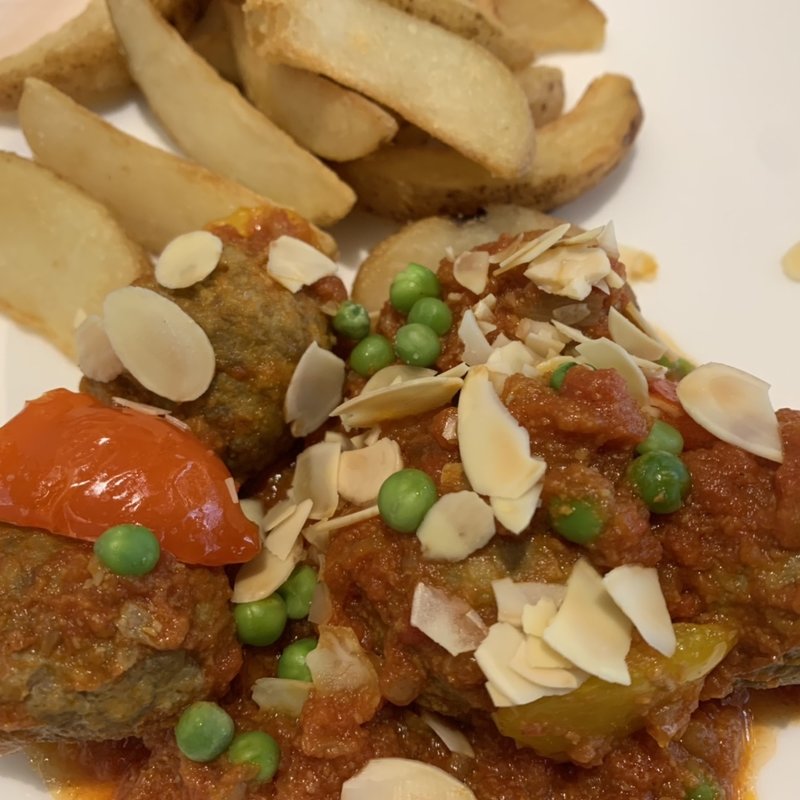 スペイン風ミートボールの煮込み"アルボンディガス"(ホテルオークラ東京　オーキッド)