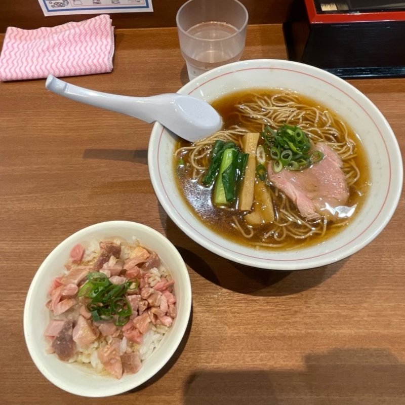醤油らーめんセット(麺屋 福丸)