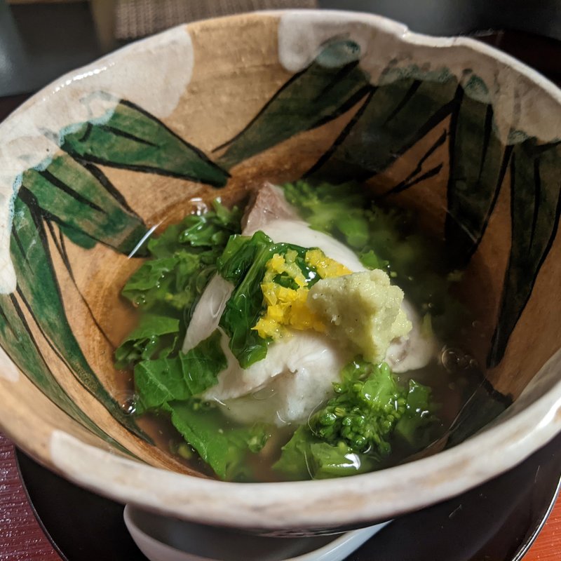 ブリのかぶら蒸し(御料理 貴船 （キフネ）)