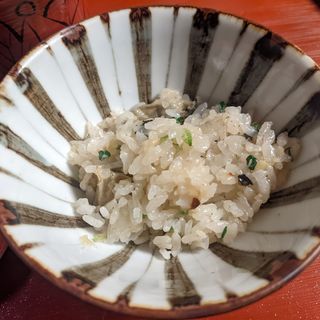 能登牡蠣バター醬油御飯(御料理 貴船 （キフネ）)