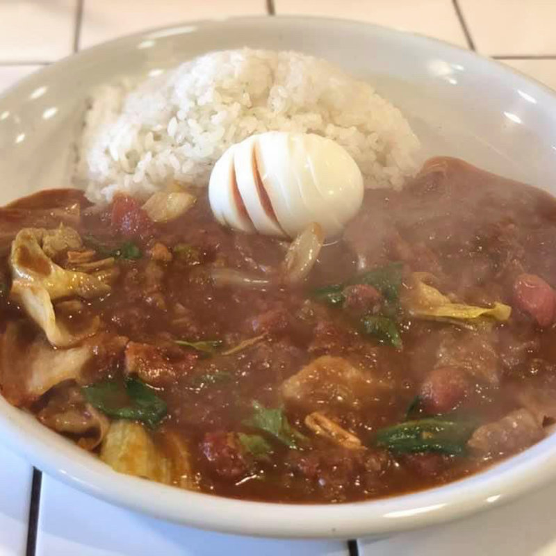 トマトレタスマサラ(カレーハウスチリチリ)