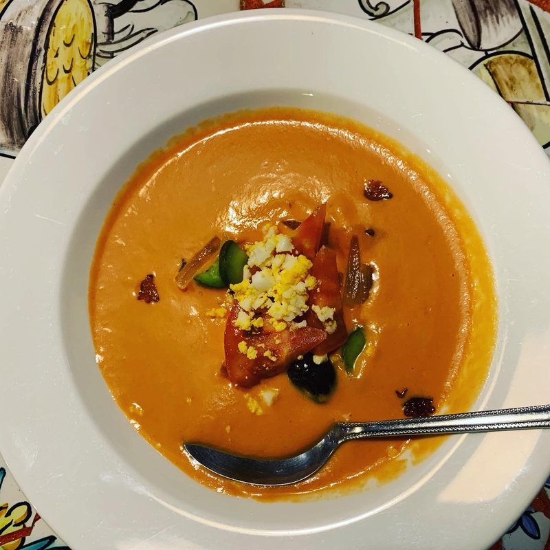 パエアランチ(ガスパチョ)(すぺいん亭 （【旧店名】西班牙市場）)