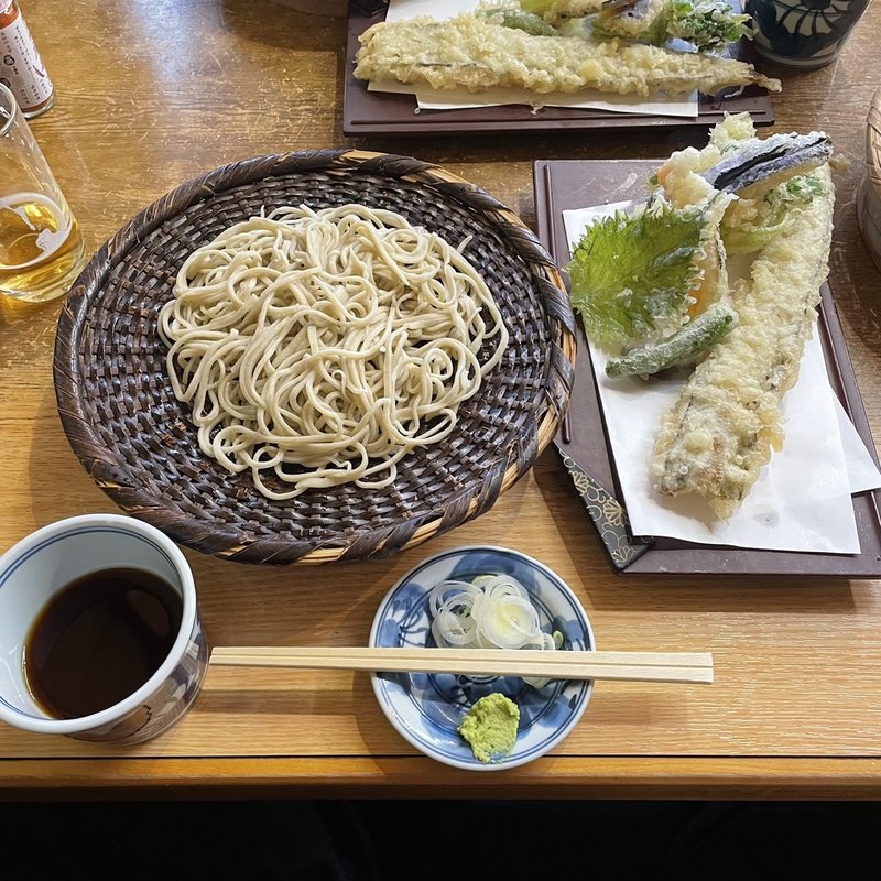 湧水もりそば＋穴子天ぷら(湧水 （ゆうすい）)